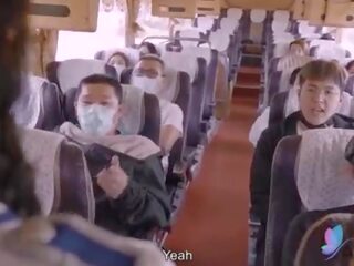 X karakter film tour buss med barmfager asiatisk streetwalker opprinnelige kinesisk av xxx video med engelsk under